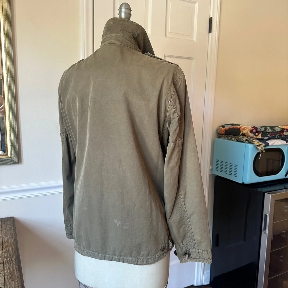 J. Crew Women's cotton green Utility Jacket